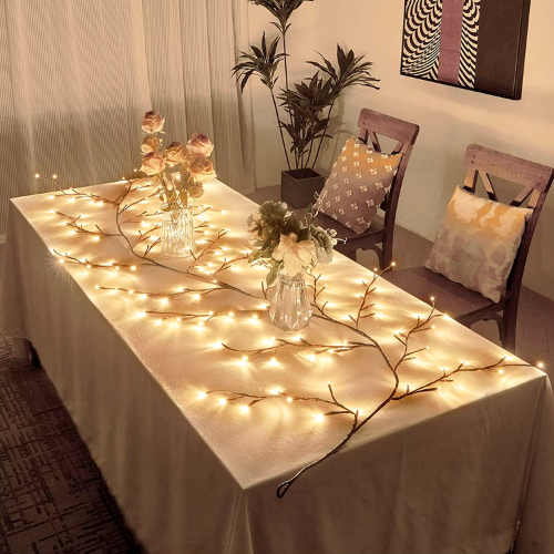 Willow Vine Lights with 8 Modes for Cozy Décor