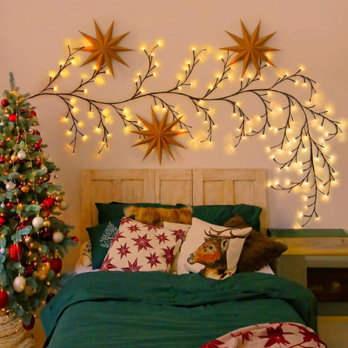 Willow Vine Lights with 8 Modes for Cozy Décor