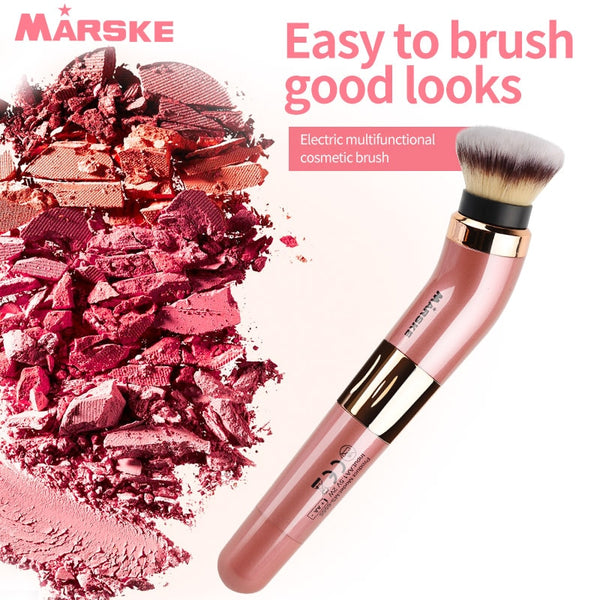 Electric Makeup Brush Loose Powder Beauty Tool 360 Degree Rotation