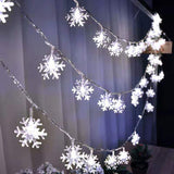 Frosty Illumination: Snowflake String Lights