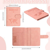 PU Leather Travel Passport & Card Holder – Stylish & Durable Wallet Case