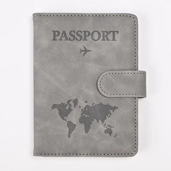 PU Leather Travel Passport & Card Holder – Stylish & Durable Wallet Case