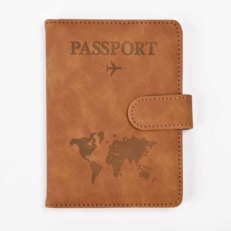 PU Leather Travel Passport & Card Holder – Stylish & Durable Wallet Case