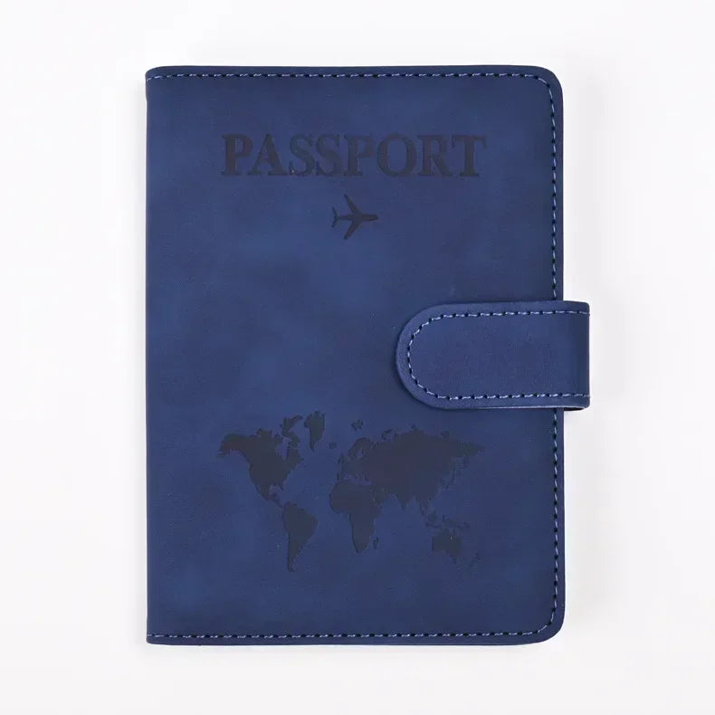 PU Leather Travel Passport & Card Holder – Stylish & Durable Wallet Case