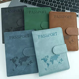 PU Leather Travel Passport & Card Holder – Stylish & Durable Wallet Case