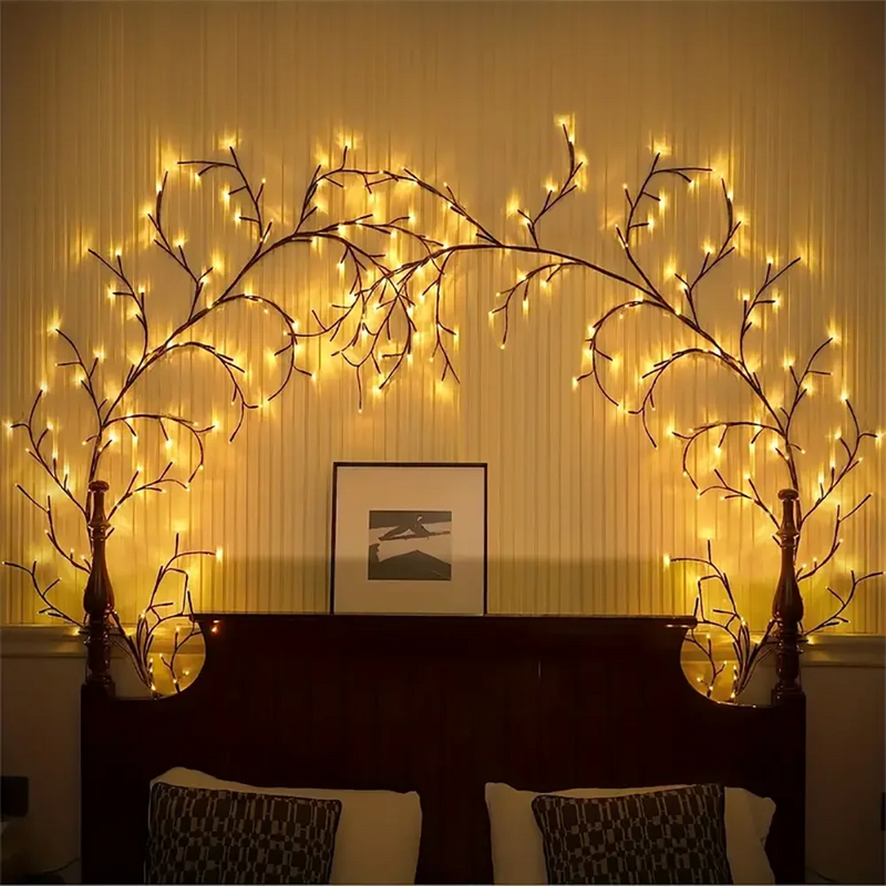 Willow Vine Lights with 8 Modes for Cozy Décor