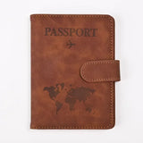 PU Leather Travel Passport & Card Holder – Stylish & Durable Wallet Case