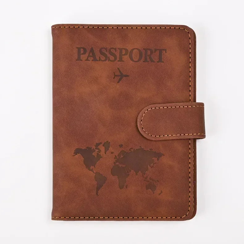 PU Leather Travel Passport & Card Holder – Stylish & Durable Wallet Case