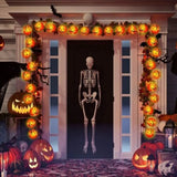 Halloween String Lights Pumpkin Lamp Light Up Indoor Outdoor Garden Party Decor