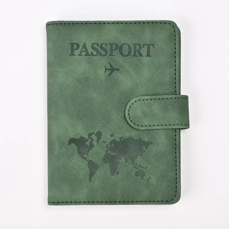 PU Leather Travel Passport & Card Holder – Stylish & Durable Wallet Case