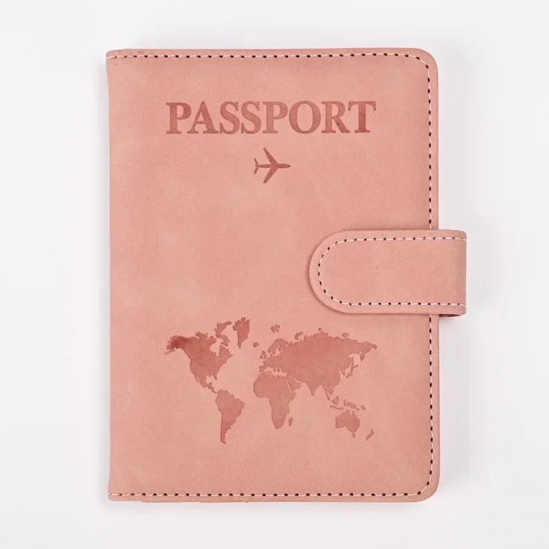 PU Leather Travel Passport & Card Holder – Stylish & Durable Wallet Case