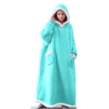 Winter Fleece Hooded Blanket to Keep You Warm and Cozy