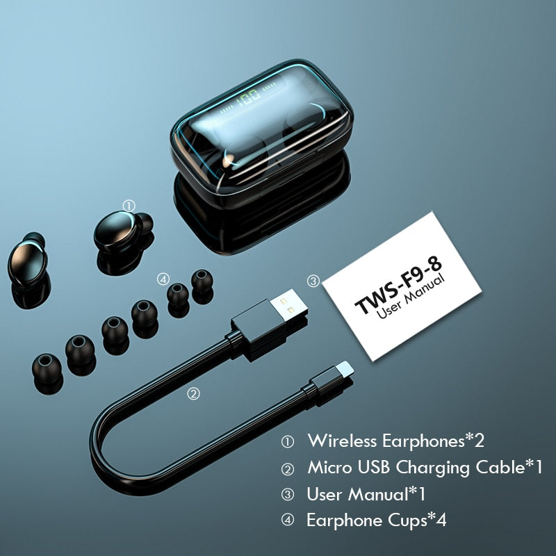 TWS Bluetooth 5.0 Earphones – Superior Sound Quality Wherever You Go!