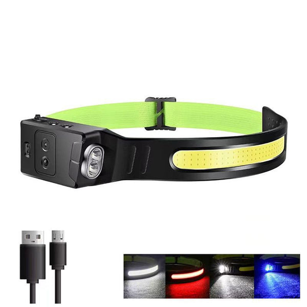 Dual-Head Floodlight with Strong LED Band - Type C Charge USB