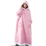 Winter Fleece Hooded Blanket to Keep You Warm and Cozy