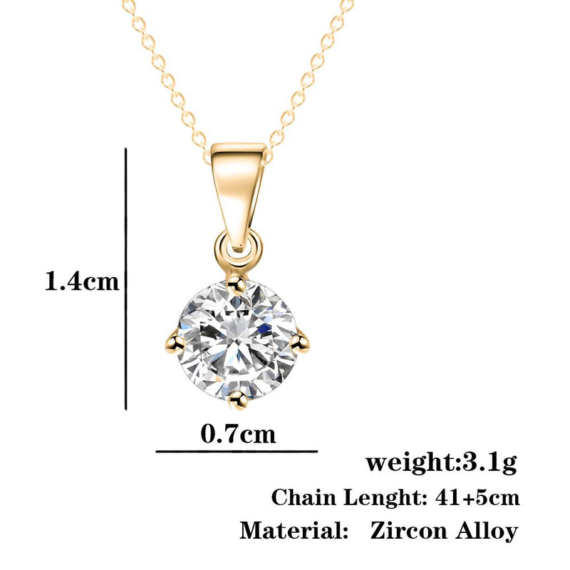 Stellux Pendant Diamond Necklace