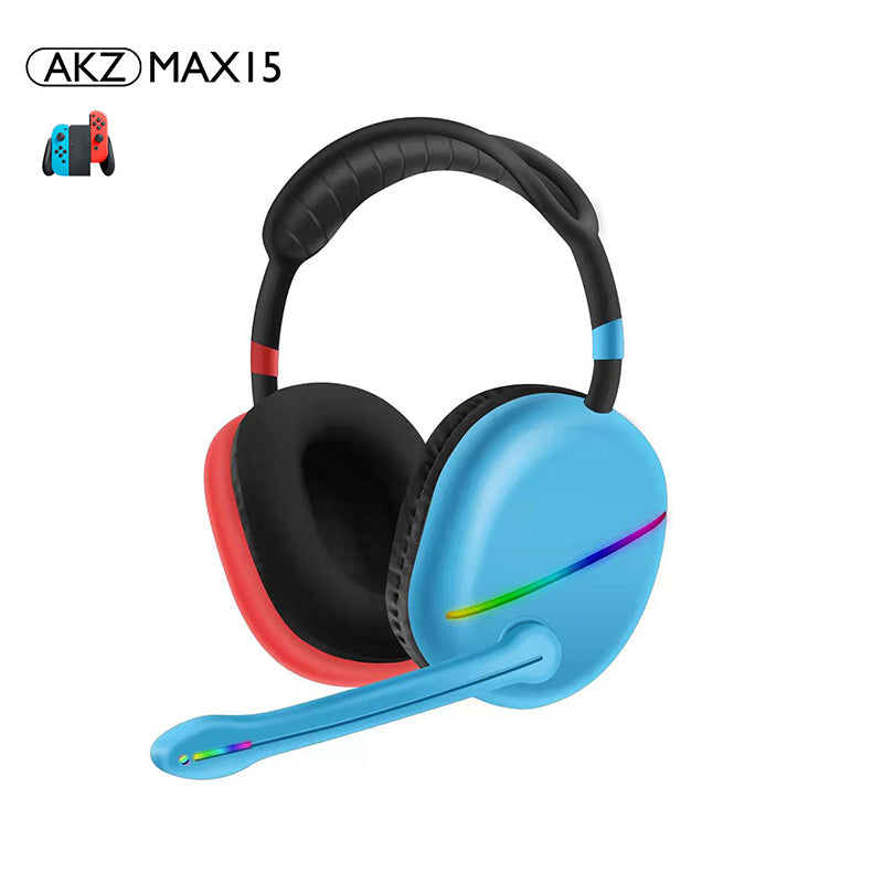 RGB Headset Bluetooth Headset with Mic Subwoofer