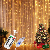 3M LED Curtain Garland Window Fairy Lights - USB