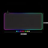 Smart Light Up Gaming Mouse Pad - Large or Small