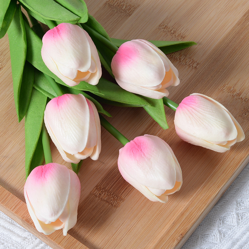Forever in Bloom: A Stunning Bouquet of Artificial Tulips