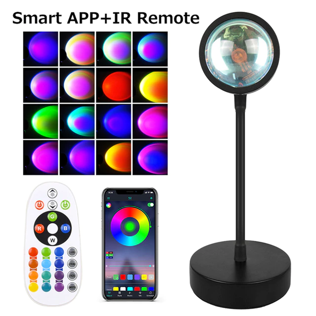 Smart Bluetooth Sunset Projection to Create a Magical Twilight Atmosphere