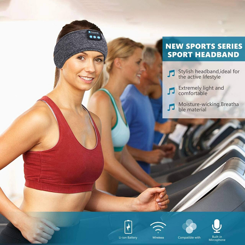 Sports Bluetooth Headband 2.0, for Sleeping & Exercise - One Size