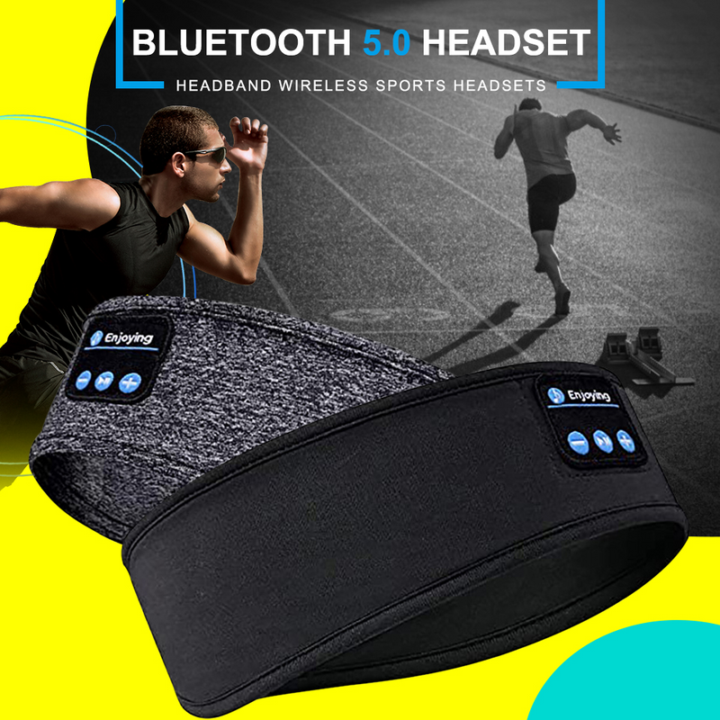 Sports Bluetooth Headband 2.0, for Sleeping & Exercise - One Size